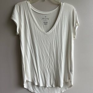 AEO white soft & sexy short sleeve tee